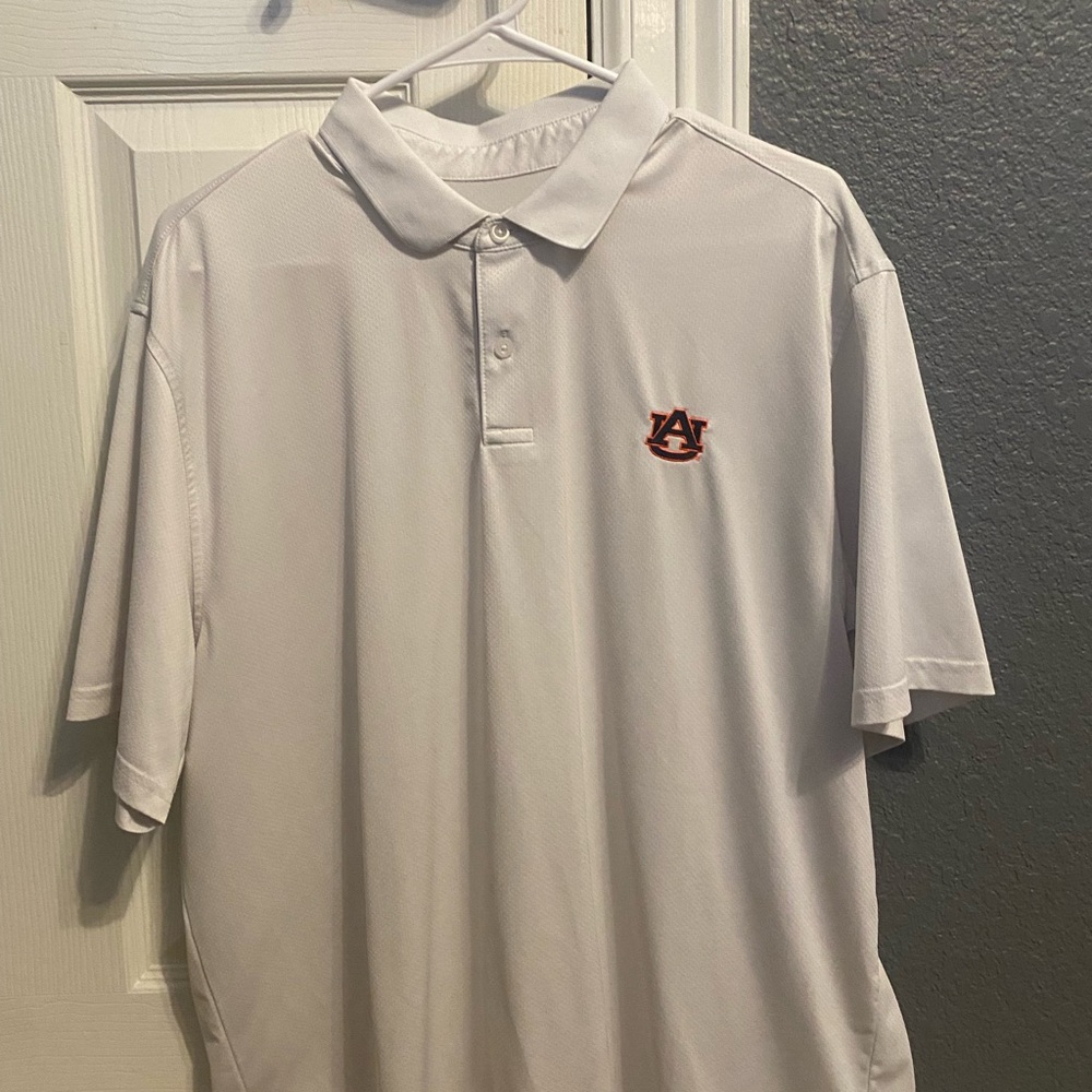 Under Armour White Polo Shirt with Logo